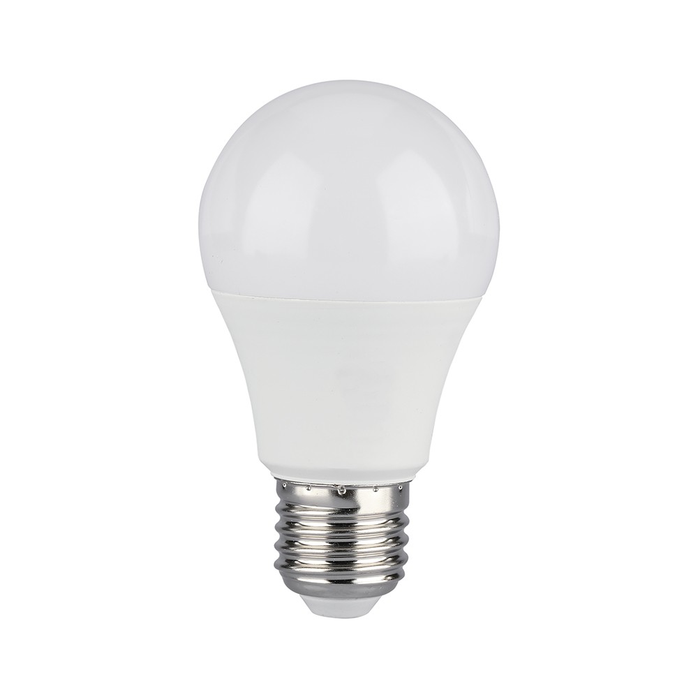 A60 VT-2099 LED-pære 8,5W E27 - termoplast, Cree-chip, 3000K, 6 års garanti