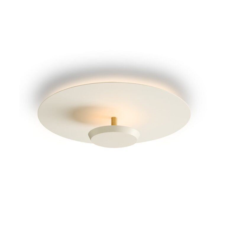 AIR LED-loftlampe, Ø 40 cm, hvid, stepdim Halo Design - Stue - Metal - Med én lyskilde