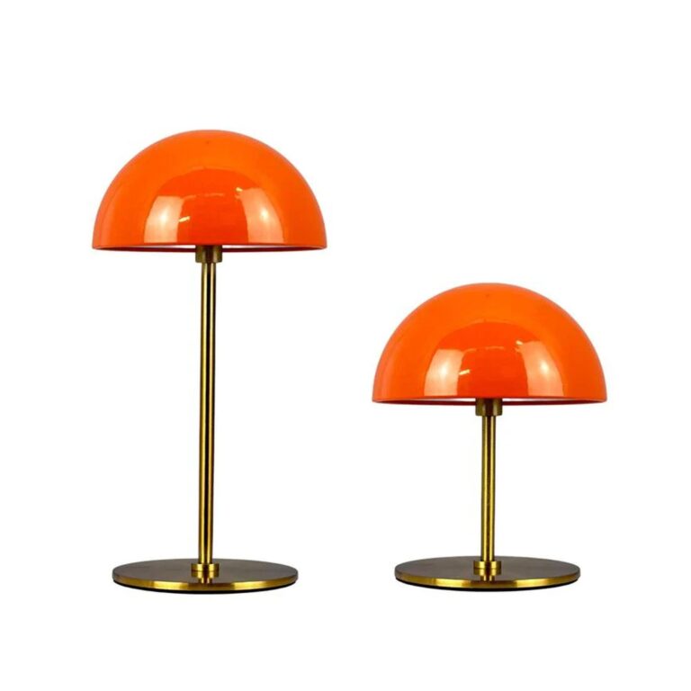 ALONG Mini Bordlampe LED 2 stk Orange/Messing