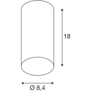 ANELA LED LOFTLAMPE, HVID, 11W