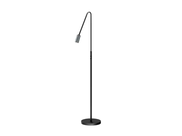 ANTIDARK - Decor F1 LED Gulvlampe Dim. Sort/Mat Alu