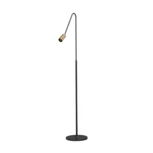 ANTIDARK - Decor F1 LED Gulvlampe Dim. Sort/Messing