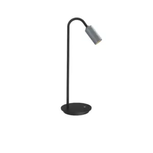 ANTIDARK - Decor T1 LED Bordlampe Dim. Sort/Mat Alu