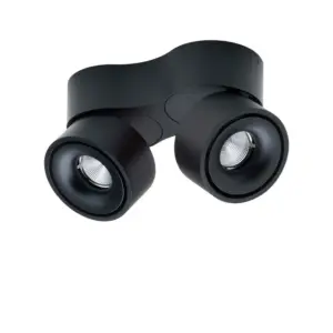 ANTIDARK - Easy Double W2100 LED Loftlampe 1800-2700K DTW Black