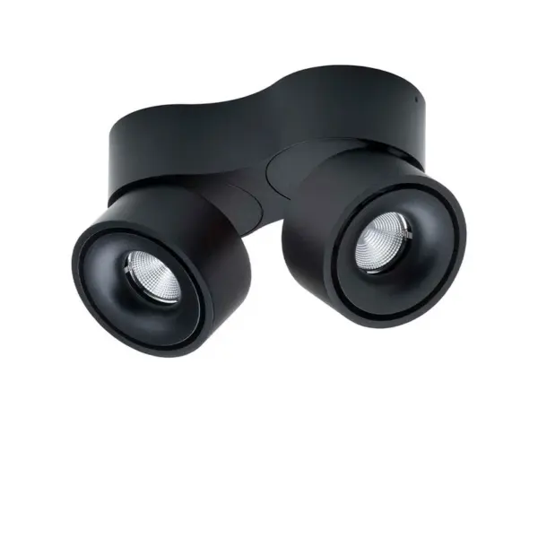 ANTIDARK - Easy Double W2100 LED Loftlampe 1800-2700K DTW Black