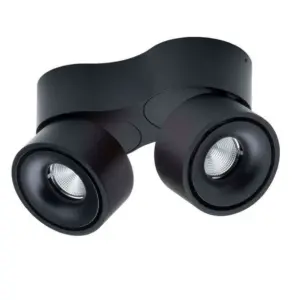 ANTIDARK - Easy Double W2100 LED Loftlampe w/Hole 2700K Black