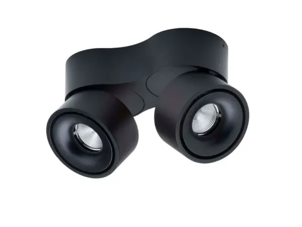 ANTIDARK - Easy Double W2100 LED Loftlampe w/Hole 2700K Black