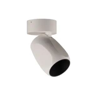 ANTIDARK - Facet W70 LED-loftlampe, hvid, metal, Ø 7 cm