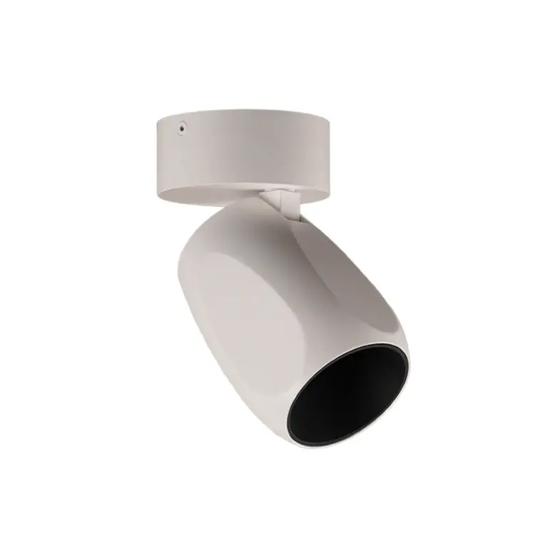 ANTIDARK - Facet W70 LED-loftlampe, hvid, metal, Ø 7 cm