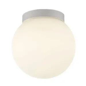 ANTIDARK - Palla C135 LED-loftlampe IP44 opal/hvid, 13,5 cm