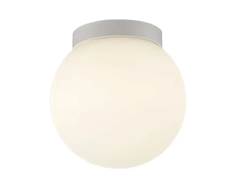 ANTIDARK - Palla C135 LED-loftlampe IP44 opal/hvid, 13,5 cm