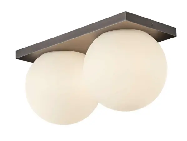 ANTIDARK - Palla C2135 LED Loftlampe Dim-to-Warm Opal/Titanium