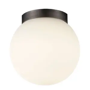 ANTIDARK - Palla Mini C90 LED-loftlampe, IP44, grå/hvid