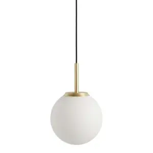 ANTIDARK - Palla P135 LED Pendel Dim-to-Warm Opal/Messing