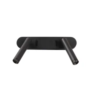 ANTIDARK - Point LED-væglampe, sort, bredde 25 cm, 2 lyskilder