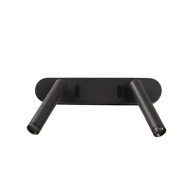 ANTIDARK - Point LED-væglampe, sort, bredde 25 cm, 2 lyskilder