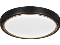 Activejet LED-panel VERDI Black/Gold 23W, 30 pære(r ), LED, Ikke-udskiftelig pære(r), 4000 K, 2400 lm, IP20