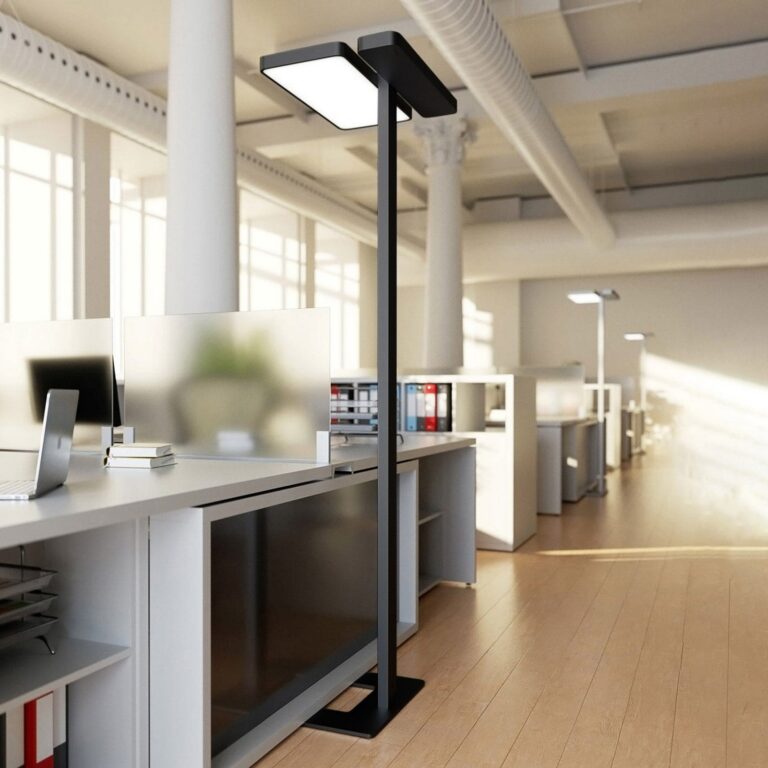 Aila LED Gulvlampe Sort - Arcchio - Kontor / arbejdsværelse - Moderne - Aluminium