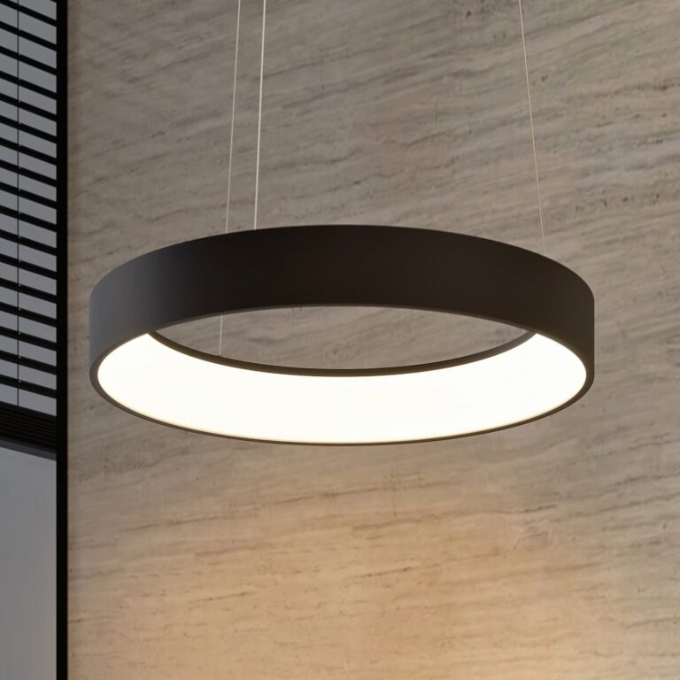 Aleksi Round LED Pendel Ø60 Black - Arcchio - Køkken - Moderne - Metal - Med én lyskilde