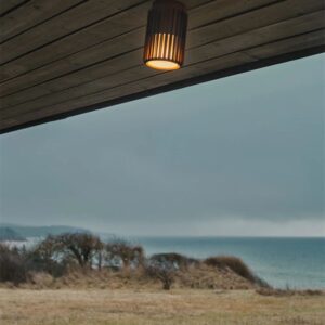 Aludra udendørs loftlampe, seaside metallisk brun