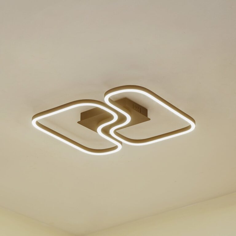 Amiya LED Loftlampe 476mm Sort - Lucande - Stue - Moderne - Metal - Med én lyskilde