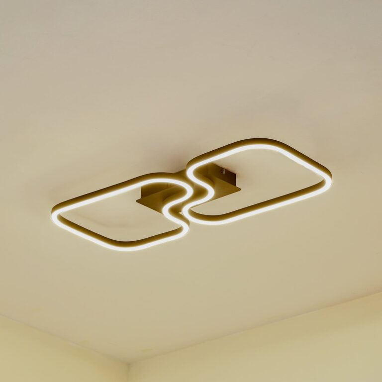 Amiya LED-loftlampe 640 mm, sort – Lucande - Stue - Moderne - Metal - Med én lyskilde