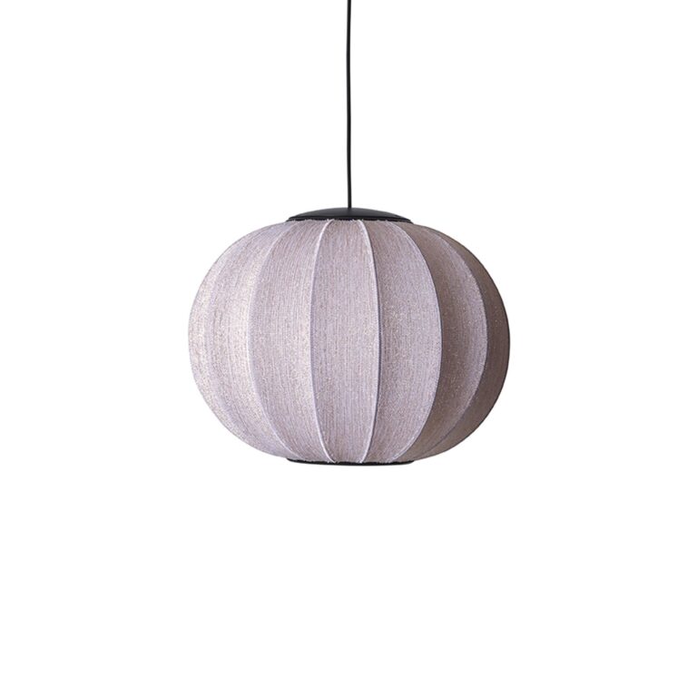 Anniversary Knit-Wit Ø45 Round Pendel Guld Glitter LED