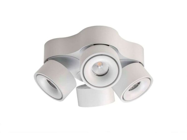 Antidark - Easy Quattro W4100 LED Loftlampe w/Hole 2700K White Antidark