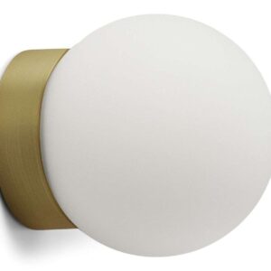 Antidark - Palla Mini C90 LED Loftlampe Dim-to-Warm Opal/Brass Antidark