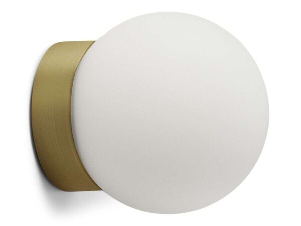 Antidark - Palla Mini C90 LED Loftlampe Dim-to-Warm Opal/Brass Antidark