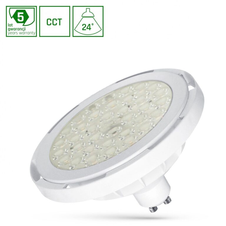 Ar111 LED 8.5W GU10 - 230V, 24Â°, CCT, hvid, Spectrum