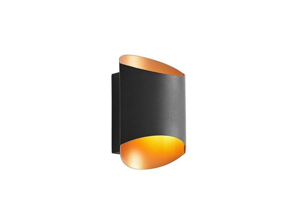 Arcchio - Ayaz LED Væglampe Black/Gold Arcchio