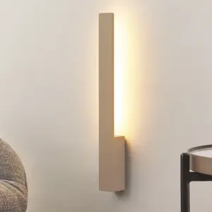 Arcchio - Ivano LED-væglampe højde 43 cm beige metal