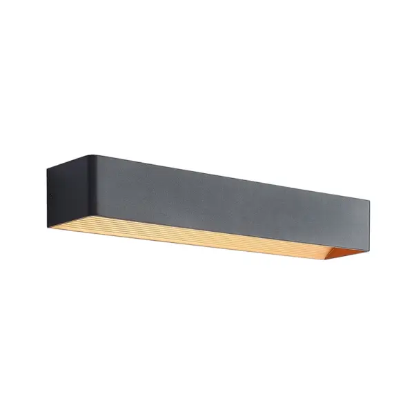 Arcchio - Karam LED væglampe W53 Sort/Guld