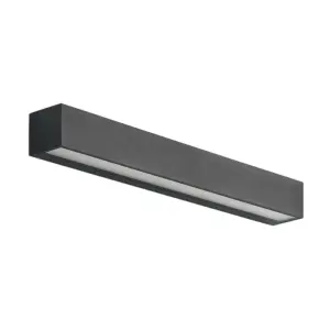 Arcchio - Lengo LED-væglampe, 50 cm, antracit, op/ned, CCT