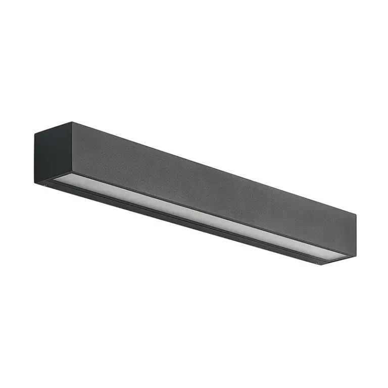 Arcchio - Lengo LED-væglampe, 50 cm, antracit, op/ned, CCT