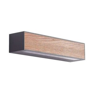 Arcchio - Miraz LED Udendørs Væglampe Dark Grey/Dark Wood