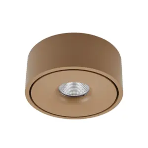 Arcchio - Rotari LED-loftlampe brun Ø 12 cm op og ned