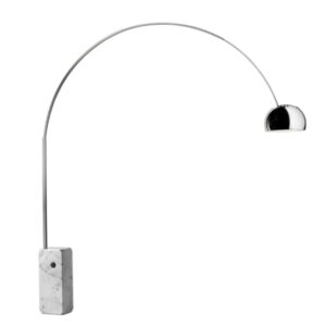 Arco Gulvlampe m/indbygget LED + Lysdæmper