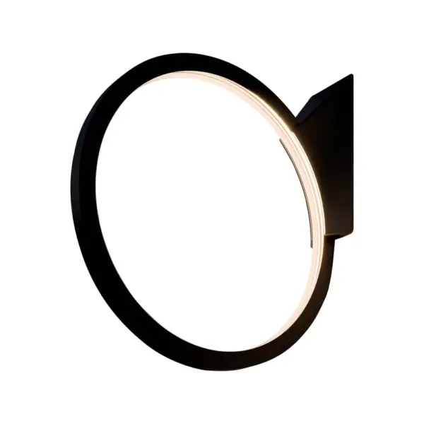Artemide - O 45 F/W Udendørs Væglampe/Gulvlampe Black