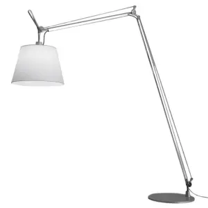 Artemide - Tolomeo Maxi LED-gulvlampe aluminium