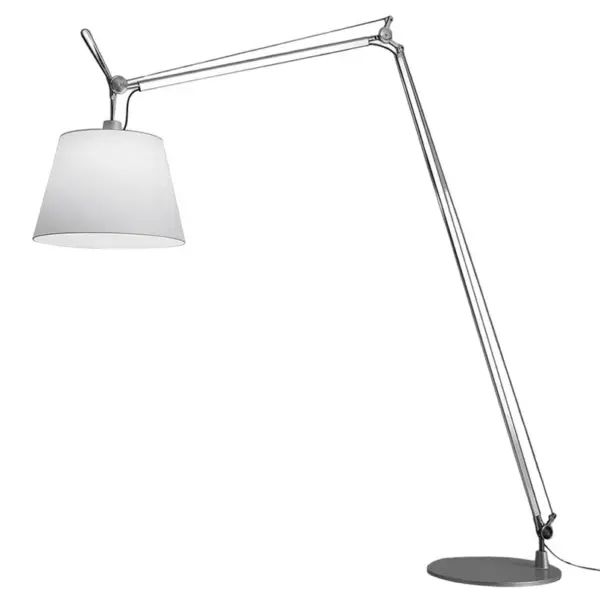 Artemide - Tolomeo Maxi LED-gulvlampe aluminium