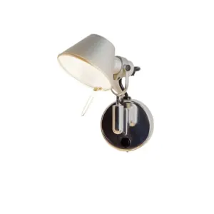 Artemide - Tolomeo Micro Faretto LED-væglampe, 3.000K, grå
