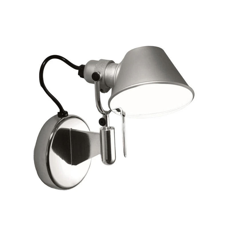 Artemide - Tolomeo Micro Faretto LED-væglampe, grå, 3000K