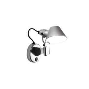 Artemide - Tolomeo Micro Faretto Væglampe m/Afbryder Dæmpbar LED Alu