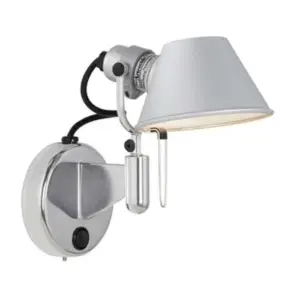 Artemide - Tolomeo Micro Faretto Væglampe m/Afbryder Dæmpbar LED Alu