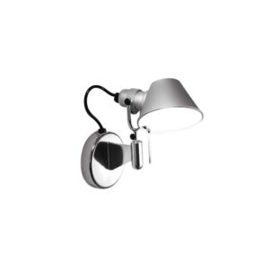 Artemide - Tolomeo Micro Faretto Væglampe u/Afbryder LED Alu