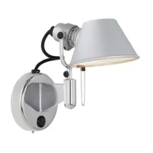 Artemide - Tolomeo Micro Faretto Væglampe u/Afbryder LED Alu
