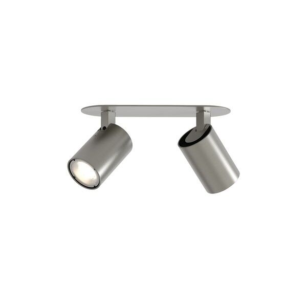 Ascoli Twin Recessed Spot Mat Nikkel