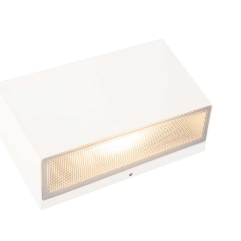 Asker Pro LED Udendørs Væglampe Hvid Norlys - Terrasse - Aluminium